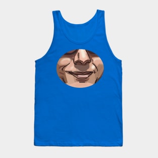 Man Smiling Humor Tank Top